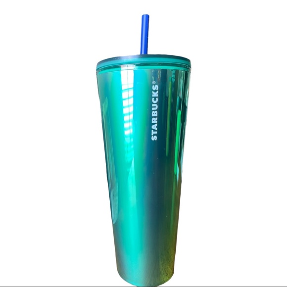 Starbucks Other - Starbucks Summer 2022 Metallic Green Tumbler